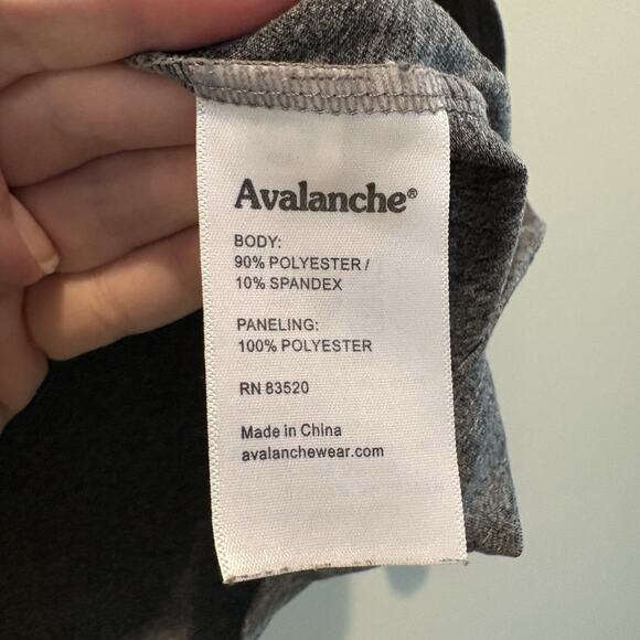 Avalanche Outdoor Apparel Shirt Men Medium Gray Performance Fabric Base Layer - Picture 9 of 12